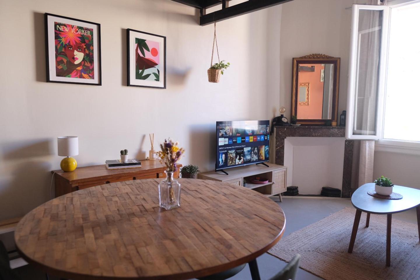 Appartamento Cosy T3 Style Loft Proche Gare St Roch Montpellier Esterno foto